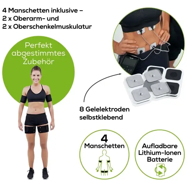 EMS Muskelstimulationsgerät mit App-Steuerung