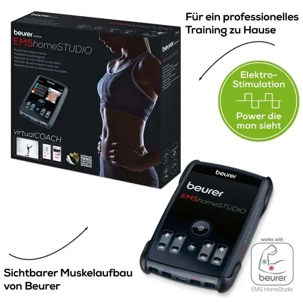 EMS Muskelstimulationsgerät mit App-Steuerung