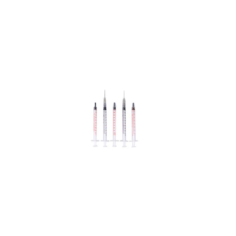 Dispomed Insulinspritzen, 3-tlg., U40/100, Luer, 1 ml, 100 St.