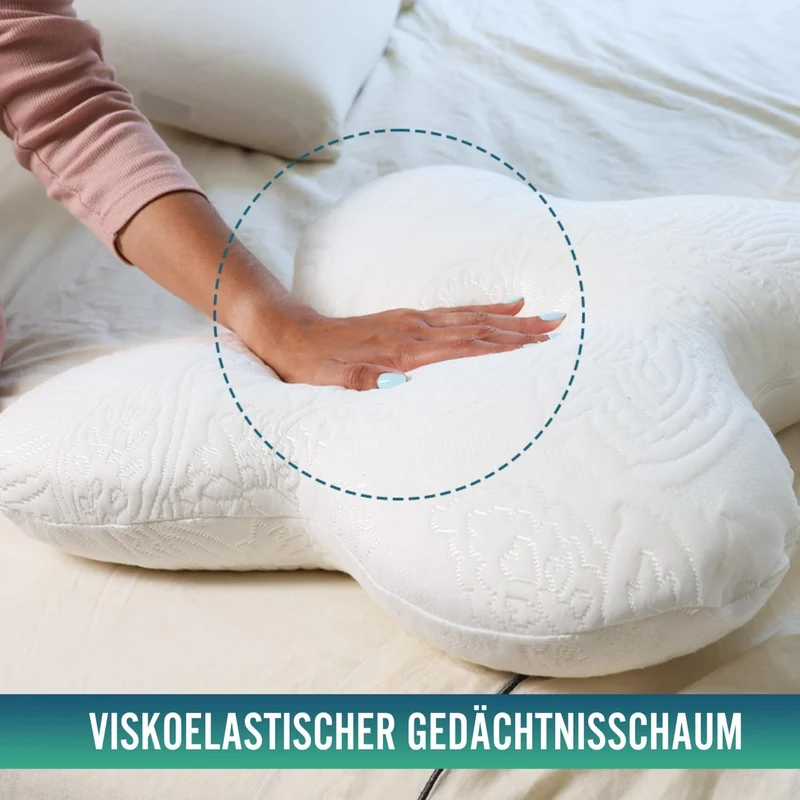 Schmetterlingsform Gedächtnisschaum Kissen mit Anpassbarem Memory-Effekt