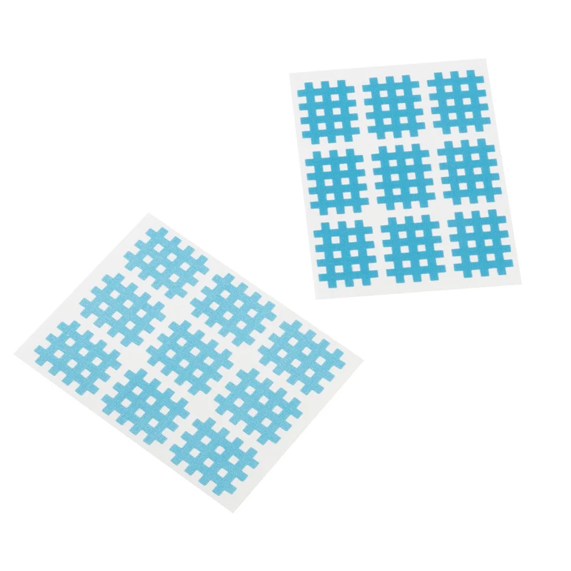 Medicalcorner24 Gittertapes – Cross Patches 2,7 x 2,1 cm, 10 Bögen à 9 Stück