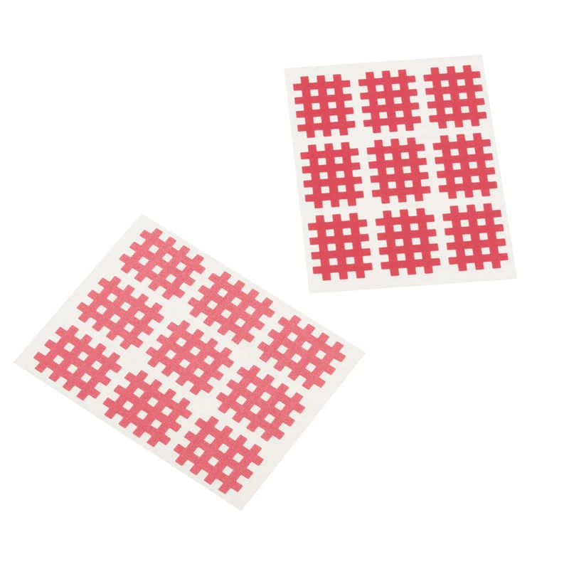 Medicalcorner24 Gittertapes – Cross Patches 2,7 x 2,1 cm, 10 Bögen à 9 Stück