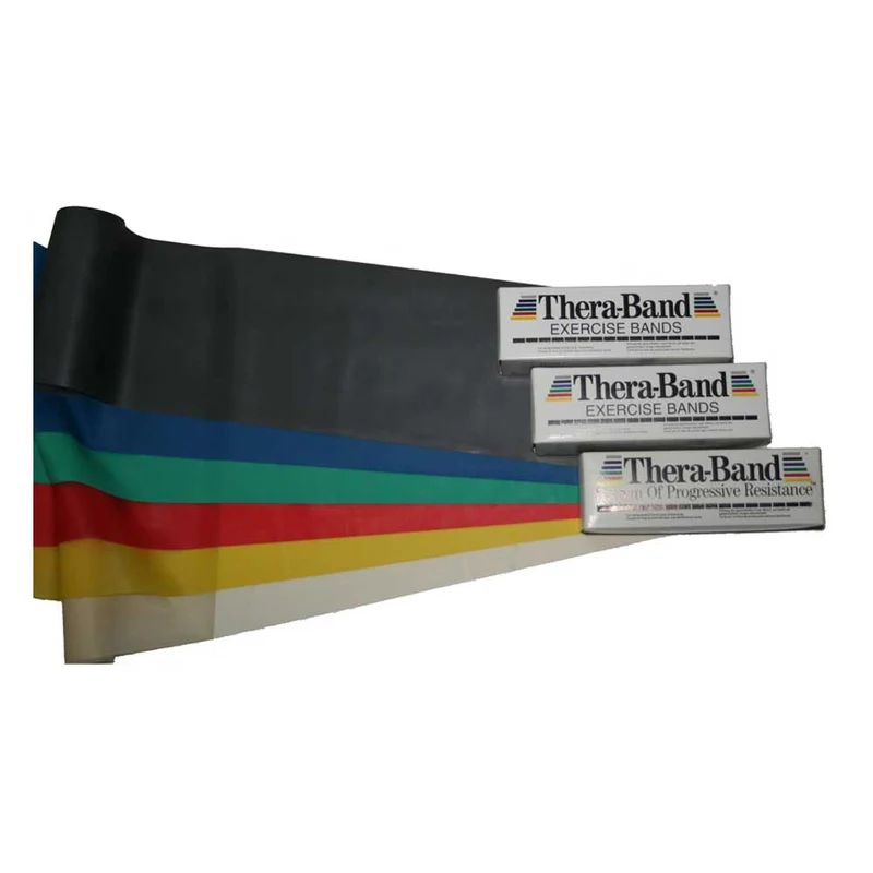 Thera-Band, Übungsbänder, Naturlatex, 5,5m/45,5m, Stärken, 1St
