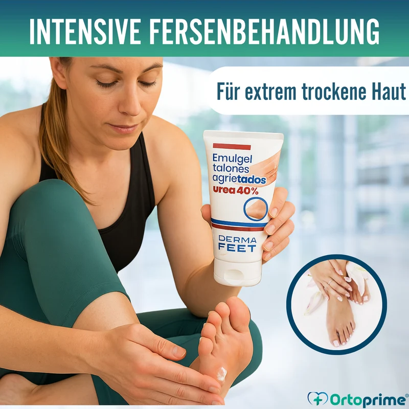 Gel für rissige Fersen | 40% Urea Konzentration