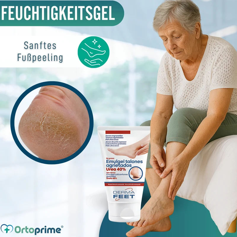 Gel für rissige Fersen | 40% Urea Konzentration