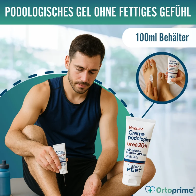 Reparaturcreme für Trockene Füße | Urea 20% Konzentration