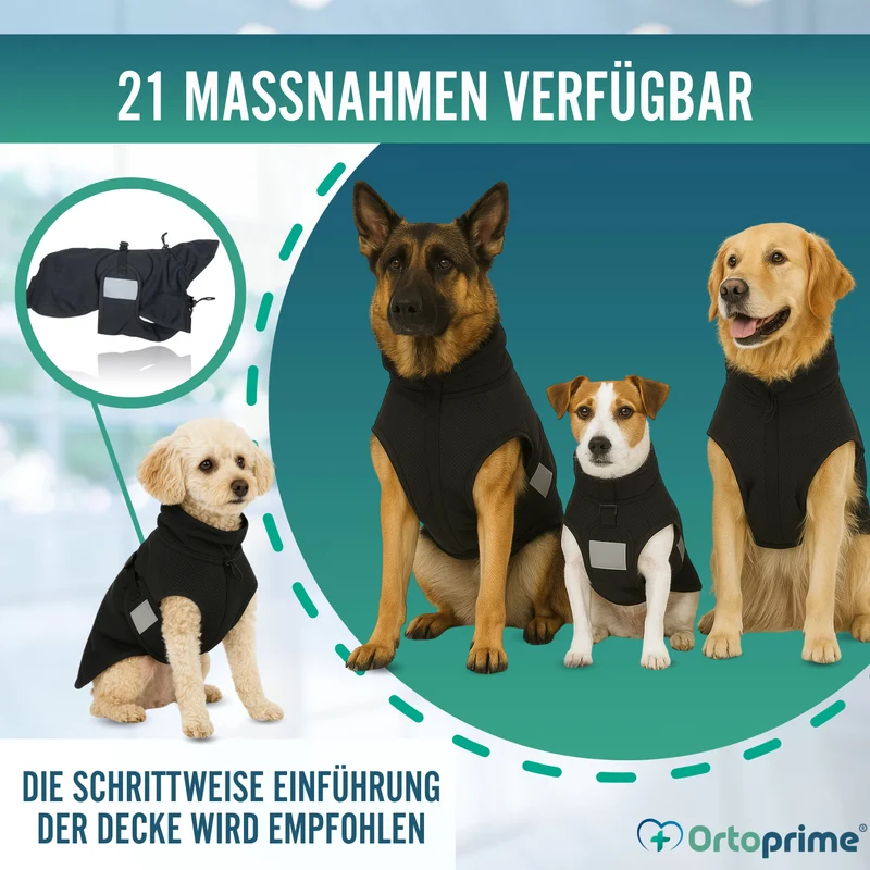 Hundedecke für Hunde mit Back on Track Gewebe | 21 Größen