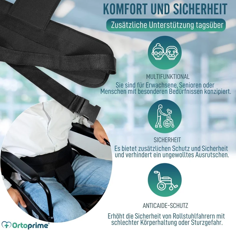 Hüftgurt für Rollstuhl Anti-Sturz