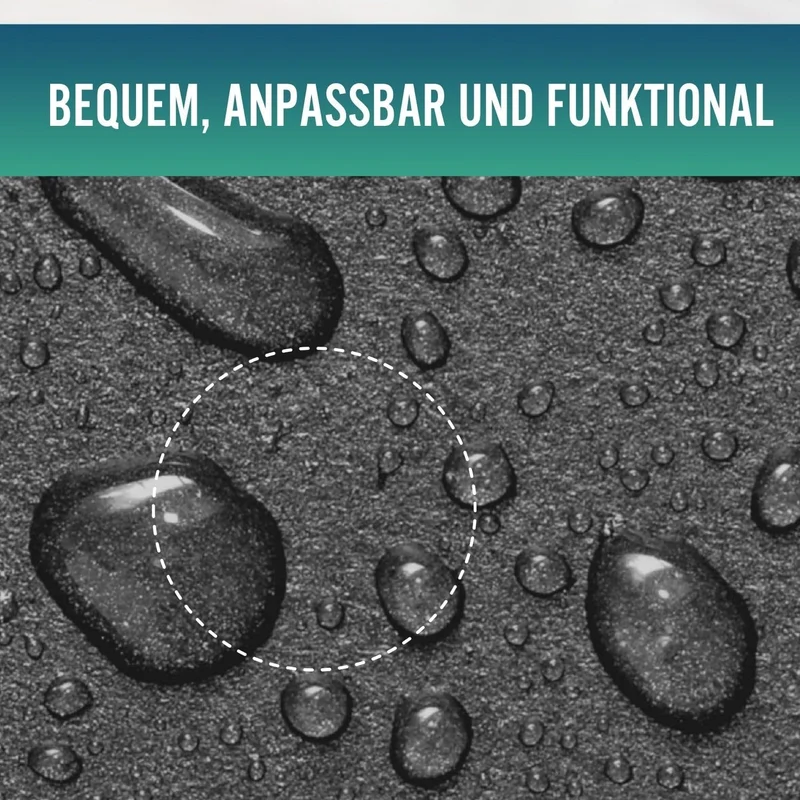 Rollstuhl-Regencape mit Reißverschluss