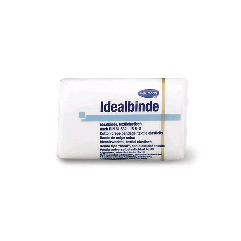 Hartmann Idealbinde, textilelastisch mit Verbandklammern, 1 St., 5 m