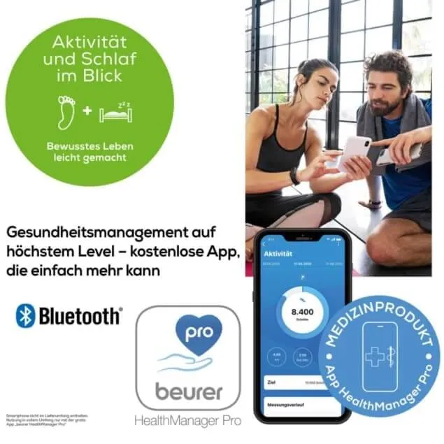 Fitness Aktivitätstracker mit Pulsmessung & Schlaftracking