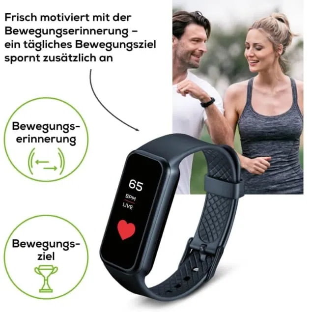 Fitness Aktivitätstracker mit Pulsmessung & Schlaftracking