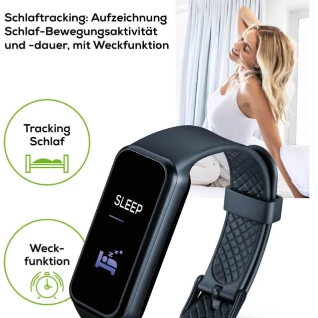 Fitness Aktivitätstracker mit Pulsmessung & Schlaftracking