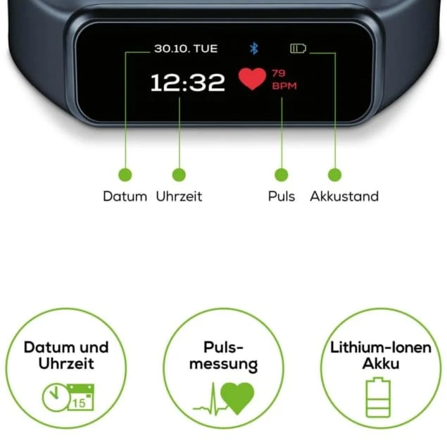 Fitness Aktivitätstracker mit Pulsmessung & Schlaftracking