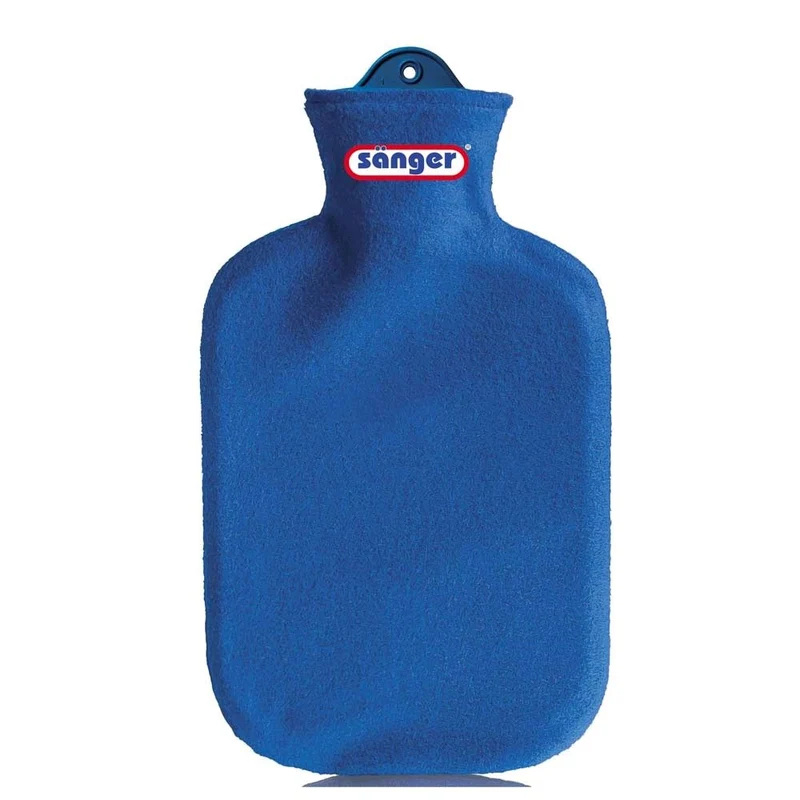 Wärmflasche mit Fleecebezug von Sänger, versch. Ausführungen u. Farben