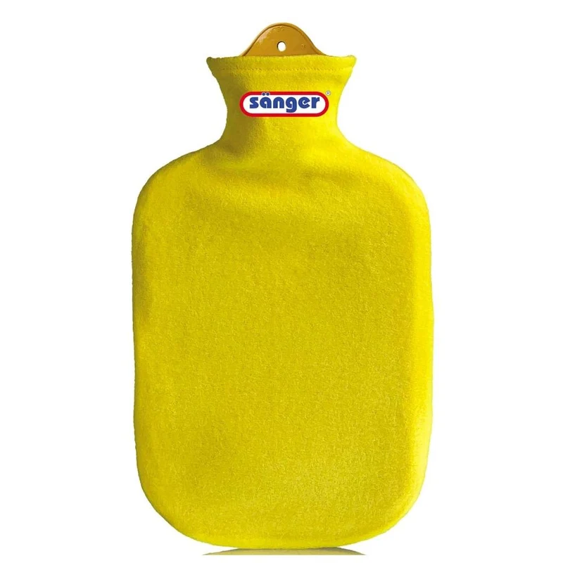 Wärmflasche mit Fleecebezug von Sänger, versch. Ausführungen u. Farben