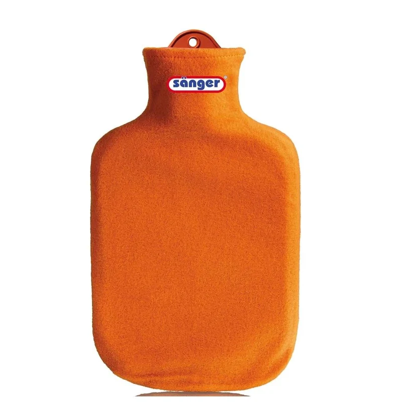 Wärmflasche mit Fleecebezug von Sänger, versch. Ausführungen u. Farben