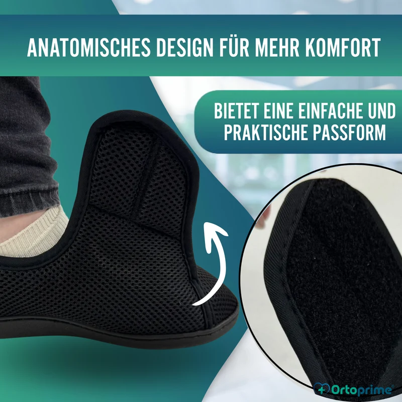 Orthopädische Schuhe für Damen Herren bei Geschwollenen Füßen Atmungsaktiv