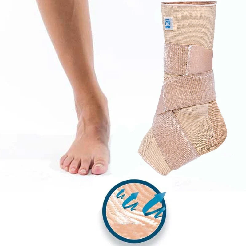 Elastische Knöchelbandage mit Silikonpolstern