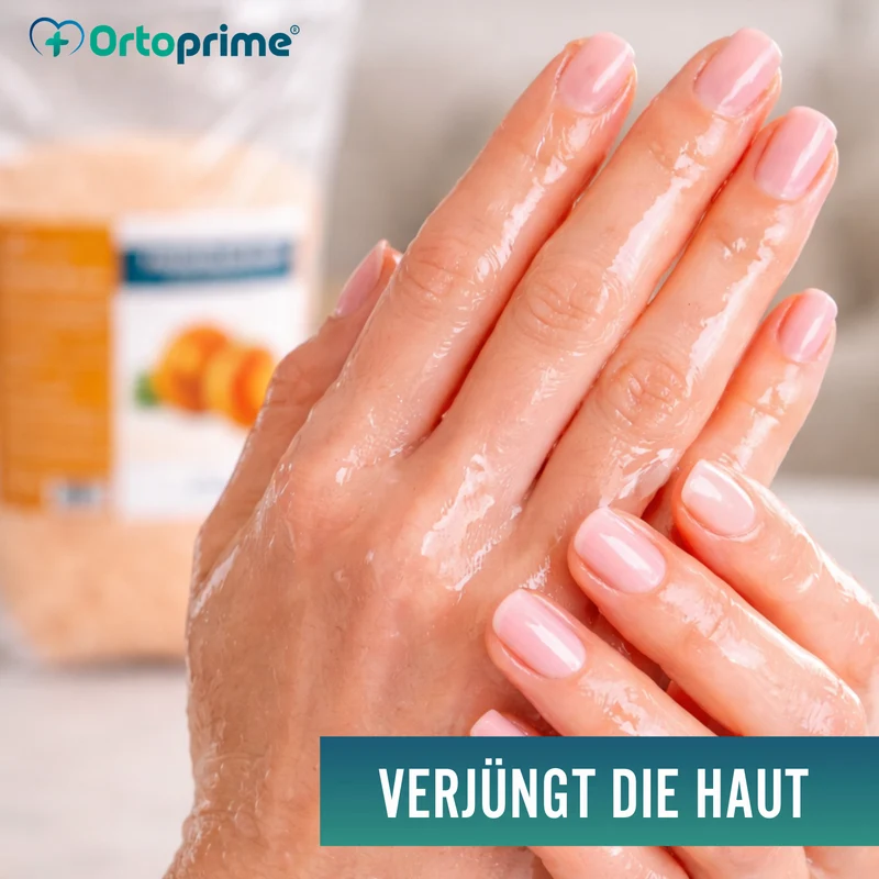 Rehabilitationsparaffin für Hände und Füße 1000ml | Pfirsich