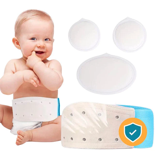 Nabelbruchgürtel für Babys mit 3 Polstern