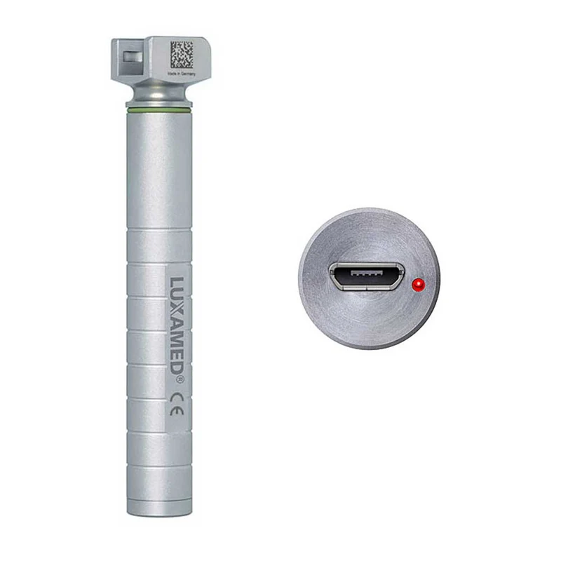Luxamed F.O. Laryngoskop Griff, 3.7V LED, inkl. Zubehör, Gr