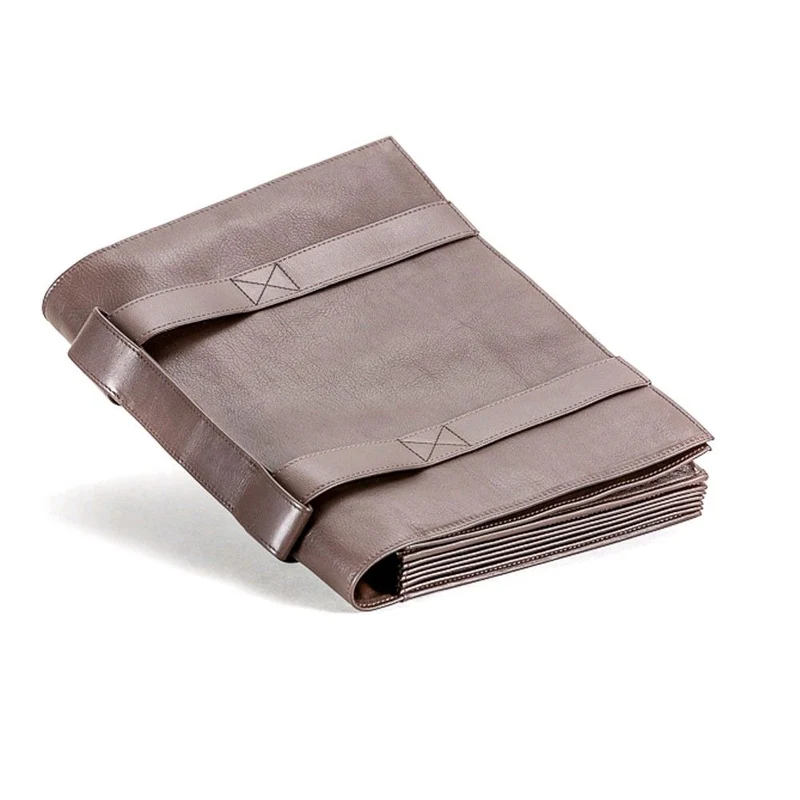 Dürasol Karteikarten-Tasche Leder, versch. Farben, 24 x 6 x 17 cm