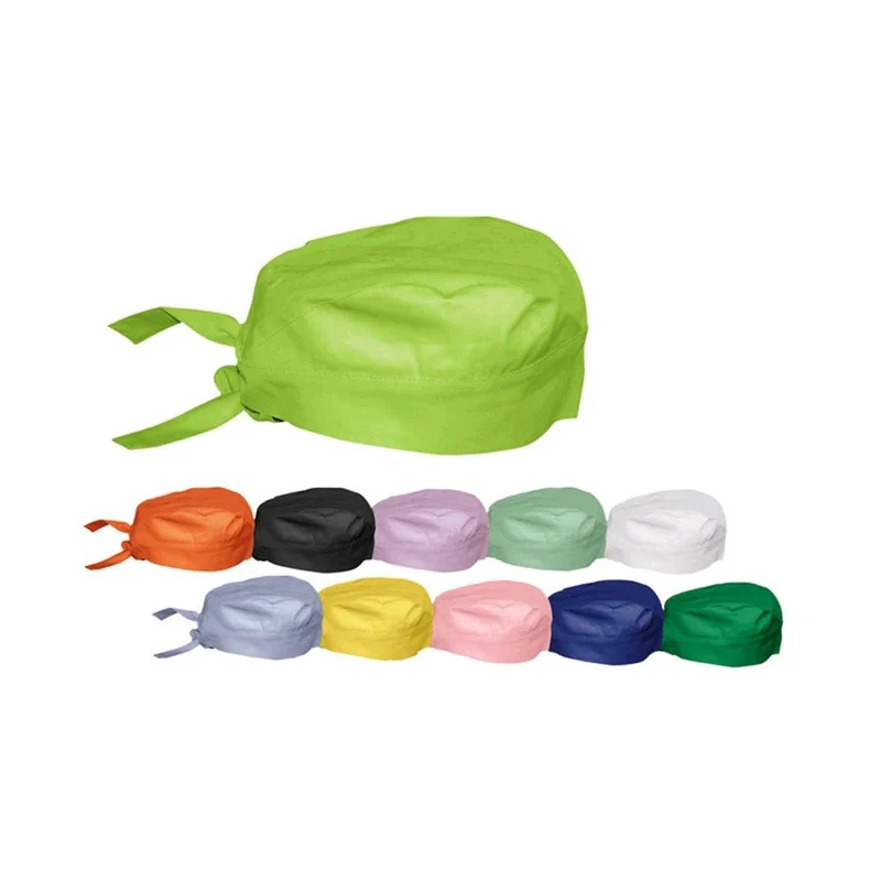 Euronda Monoart Bandana, bunte OP Hauben aus Stoff, sterilisierbar