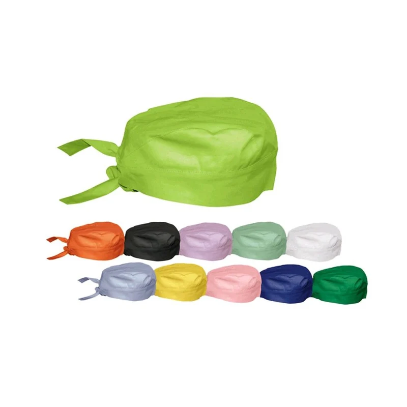 Euronda Monoart Bandana, bunte OP Hauben aus Stoff, sterilisierbar