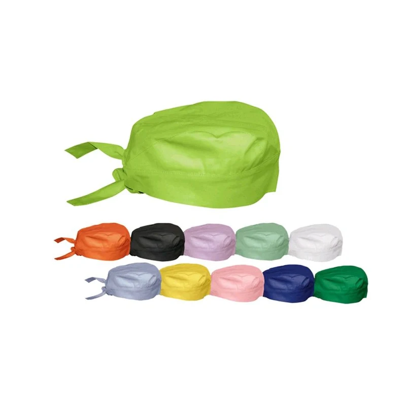 Euronda Monoart Bandana, bunte OP Hauben aus Stoff, sterilisierbar