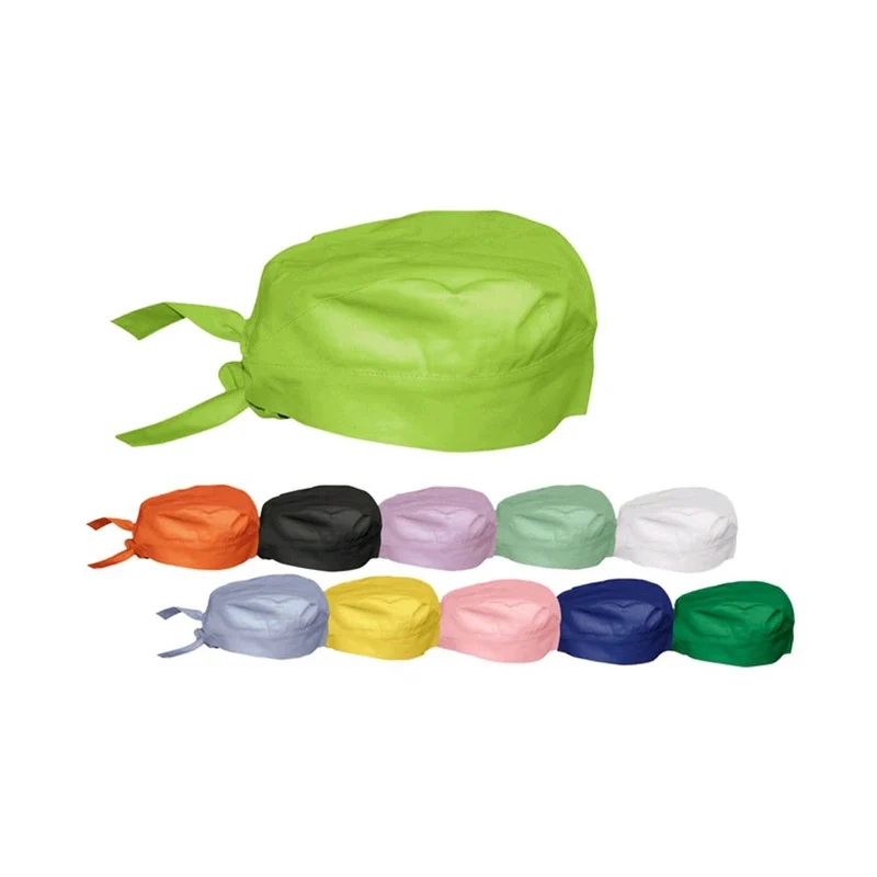 Euronda Monoart Bandana, bunte OP Hauben aus Stoff, sterilisierbar