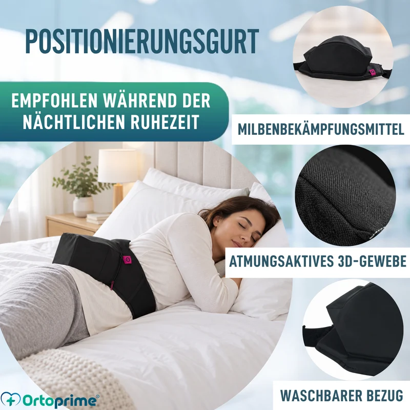 Seitliches Positionierungskissen | Schlafapnoe-Gurt