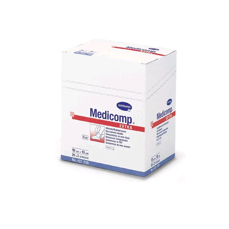 Vliesstoffkompressen Medicomp extra, steril o. unsteril, von Hartmann