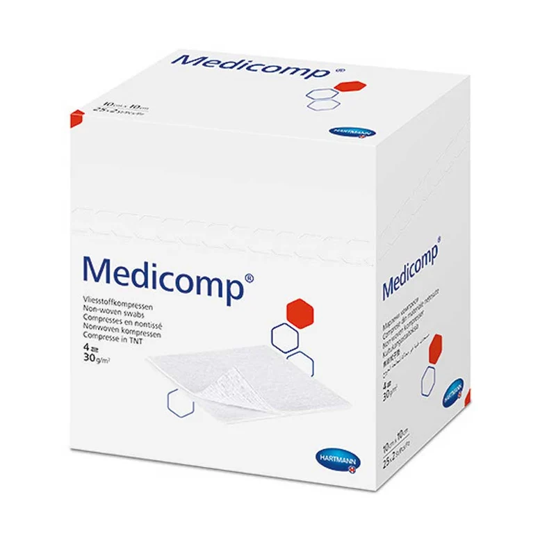 Vliesstoffkompressen Medicomp extra, steril o. unsteril, von Hartmann