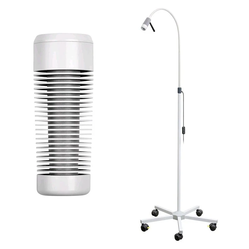 LED Untersuchungsleuchte, abnehmbarer Handgriff, Rollstativ, Farbwahl
