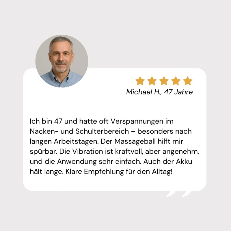 PowerPure Massageball - Soforthilfe bei Muskelschmerzen & Verspannungen