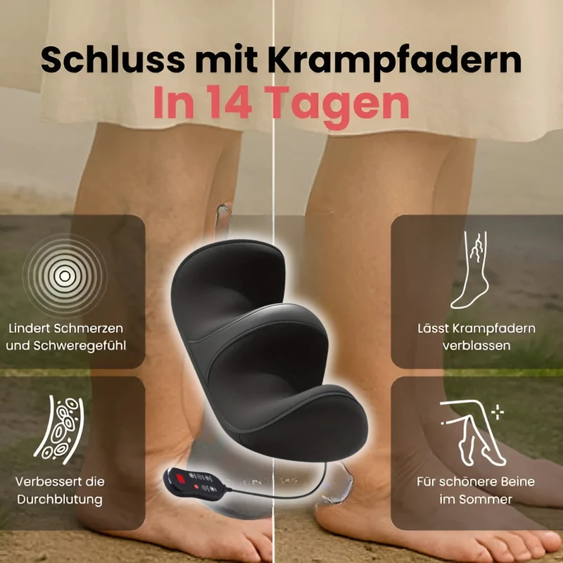 VenoTherm Massagegerät – Linderung bei schweren Beinen & Schwellungen