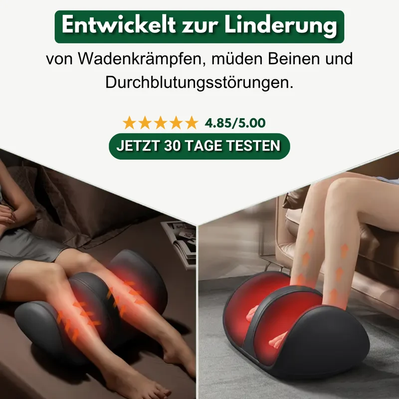 VenoTherm Massagegerät – Linderung bei schweren Beinen & Schwellungen