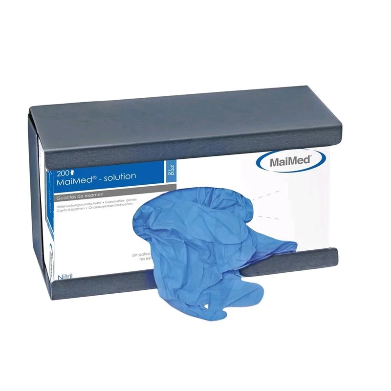 MaiMed Holder HSS Edelstahl, Wandhalter für 1 oder 3 Handschuhboxen