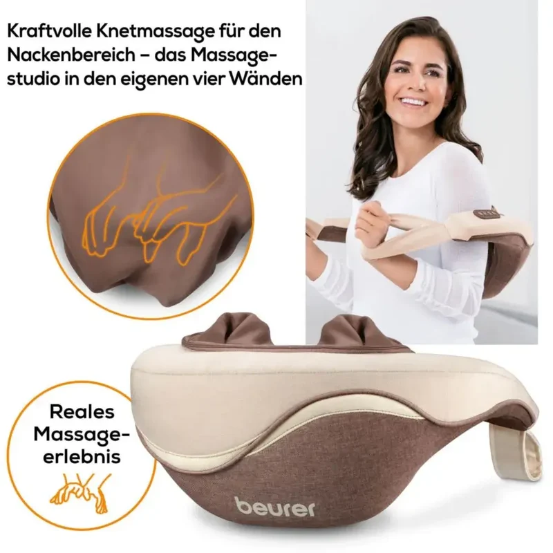 Nacken Massagegerät 4D mit Wärmefunktion für Entspannung