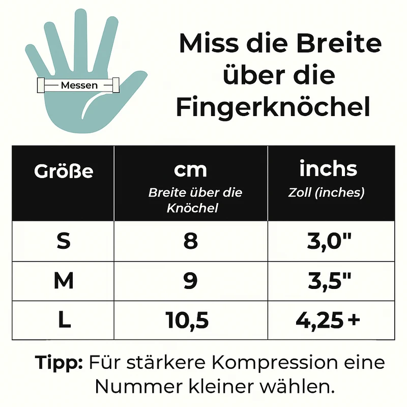 1 Paar GelenkGlück Kompressionshandschuhe – Schmerzlinderung bei Gelenkschmerzen