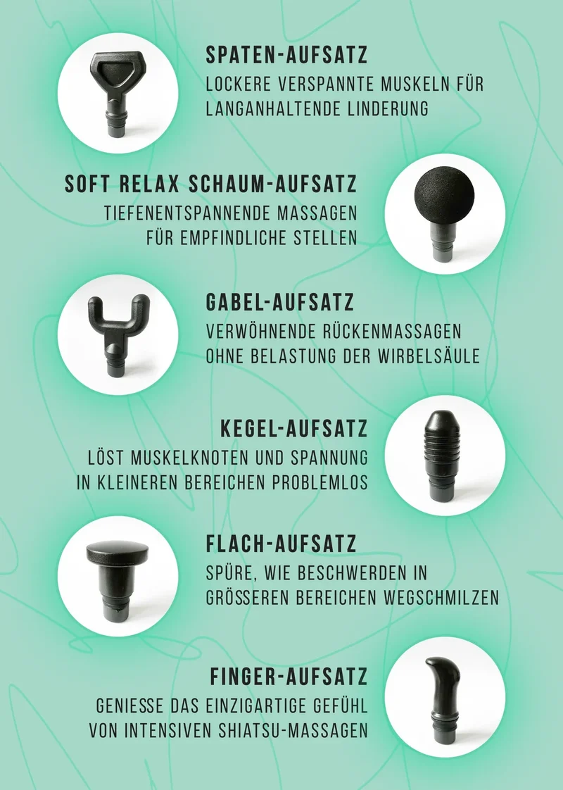 360° Massage Gun – für schnelle Muskelregeneration & Schmerzlinderung