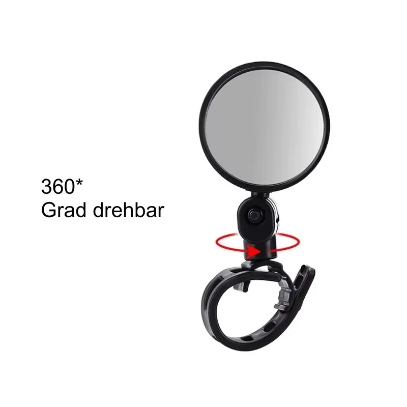 Fahrrad Rückspiegel 360° drehbar – Lenker Spiegel für E-Bike & Fahrrad