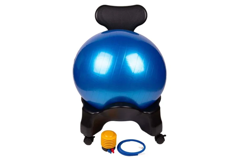 Rehabilitationsball mit Ständer für ergonomisches Sitzen & Training