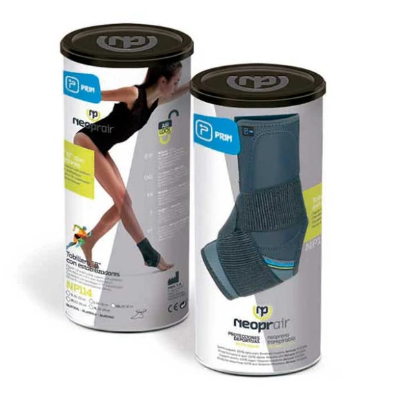 Sprunggelenk-Bandage mit Stabilisatoren | Offene Ferse