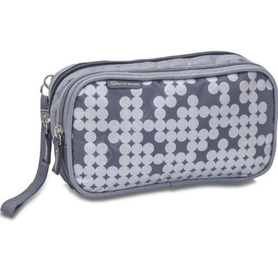 Tragbare Isoliertasche für Diabetiker | Silber
