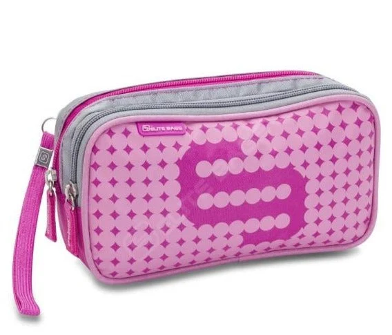 Isolierte Diabetes-Brieftasche | Rosa