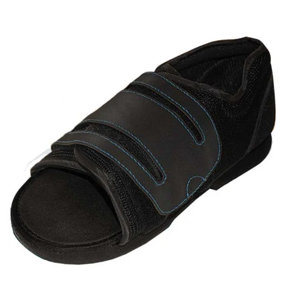 Offener postoperativer Schuh | Flache Sohle mit Klettverschluss