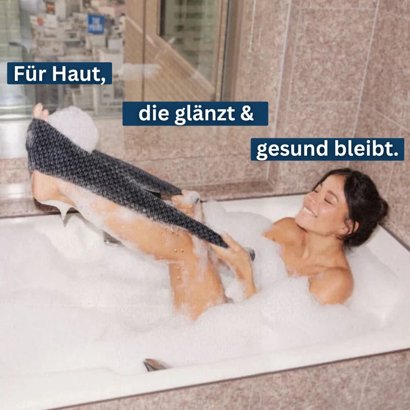Sanitex - Antibakterielles Duschhandtuch mit Peeling