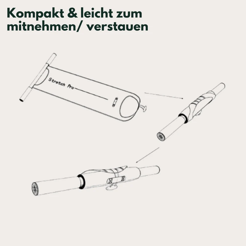 StretchPro - Effektives Dehnband mit Griff & Fußlasche + GRATIS E-BOOK